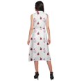 thumbnail image 4 of Moomaya Printed Button Down Sleeveless Kurti Dress With Pocket Casual Work Shirt, 4 of 4