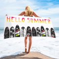 thumbnail image 1 of LSLJS Beach Towel Summer Beach Essentials Microfiber Beach Towels Super Lightweight Colorful Bath Towel Sandproof Beach Blanket Multi-Purpose Towel for Travel Swimming Pool 30x60 Inch, 1 of 4