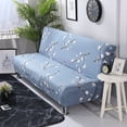 thumbnail image 2 of 2024 Futon Slipcover Armless Sofa Cover Stretch Sofa Bed Slipcover Protector Elastic, 2 of 2