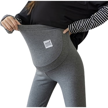 Pantalon de Soutien Taille Haute de Maternité, Leggings Surdimensionnés Confortables, Mélange de Coton Respirant, Taille Élastique, pour la Grossesse, Tenue Quotidienne, Matière Extensible, Tissu Doux, Bureau Voyage, Grande Taille