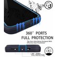 thumbnail image 5 of iPhone 14 Case Shockproof Dust/Drop Proof 3-Layer Full Body Protection Rugged Heavy Duty Durable Cover Case for Apple iPhone 14 6.1-inch, 5 of 5