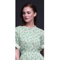 thumbnail image 4 of Bimba Robe Longue Maxi d'Été à Fente Latérale Imprimée de Roses et Renoncules en Rayonne pour Femmes - TTTG, 4 of 6