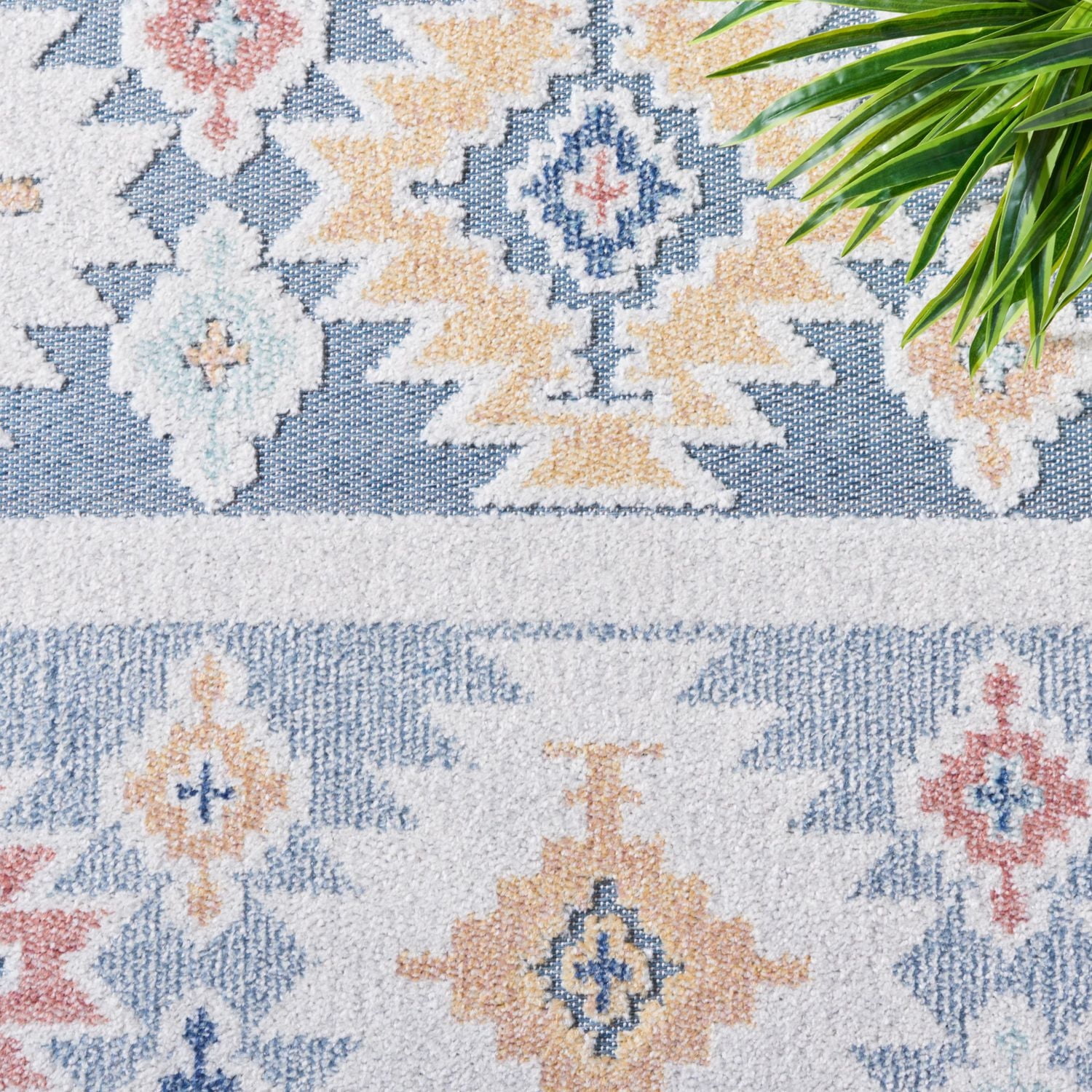 SAFAVIEH Sarasota Giovanni Tapis Intérieur/Extérieur Aztèque