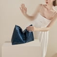 thumbnail image 4 of Trendy Ladies' Tote Bag Large Capacity Soft Leather Shoulder Bag Handcarry Bucket Purse, 4 of 5