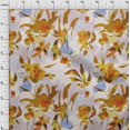thumbnail image 4 of oneOone Polyester Spandex Dark Mustard Fabric Abstract Ink Texture Fabric For Sewing Printed Craft Fabric By The Yard 56 Inch Wide, 4 of 5
