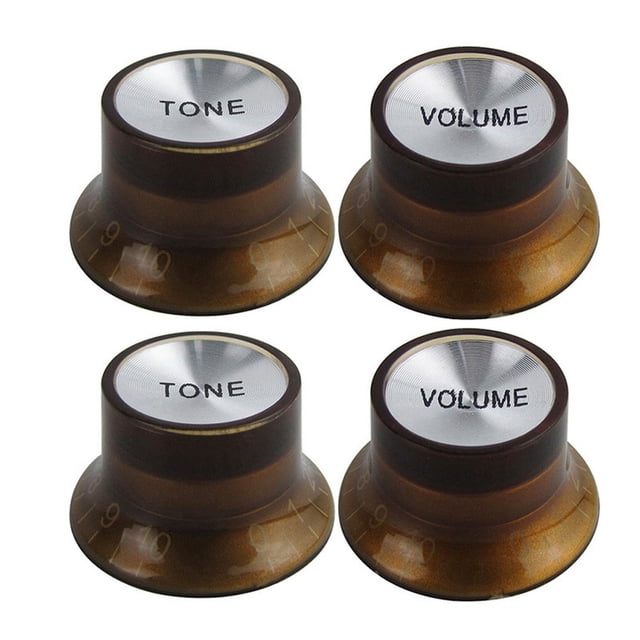 Electric Guitar Top Hat 2 Volume & 2 Tone Knobs for Gibson EPI LP ST Guitars