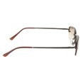 thumbnail image 1 of grinderPUNCH Womens Heart Brown Color Tone Monoblock Sunglasses UNisex, 1 of 3