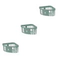 thumbnail image 3 of yingyy 1/2/3/5 Support de Baignoire de Support de Lavage Support de Rangement Durable Sans Perforation Décorations de Commodité Brosse à Dents Vert 3PCS, 3 of 6