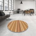 thumbnail image 4 of Ahgly Company Tapis d'Intérieur Rectangulaire Transitionnel Orange Lavable à la Machine, 5 Pieds x 8 Pieds, 4 of 7