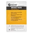 thumbnail image 2 of Niche Front Brake Pad for Yamaha YZF R6S Semi-Metallic Motorcycle 2 Pack 519-KPA2381D, 2 of 5