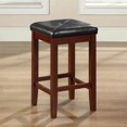 thumbnail image 2 of Bowery Hill 24" Square Counter Stool in Mahogany (Set of 2), 2 of 4