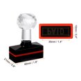 thumbnail image 2 of Uxcell Black Plastic Stamp Self Inking Red Ink Office Stamps Pre Inked Message Stamp 1.8'' x 0.8'' Paid, 2 of 6