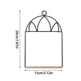 thumbnail image 2 of Portable Bird Swing Outdoor Hanging Accessory for Small Birds Easy Installation Garden Pet Supplies, 2 of 4