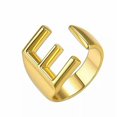 thumbnail image 1 of CUITING Fashion Adjustable Initial Alphabet Letter A-Z Ring Finger Rings Women Jewellery-Silver C, 1 of 9