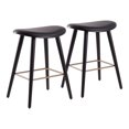 thumbnail image 1 of Tabouret à hauteur de comptoir Saddle de LumiSource, Ensemble de 2, 1 of 8