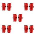 thumbnail image 3 of Maytalsory Protège-Jambes de Football pour Enfants, Rouge 5Set, 3 of 6