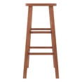 thumbnail image 3 of Carrick Bar Stool with Square Seat in Teak Finish, 3 of 3