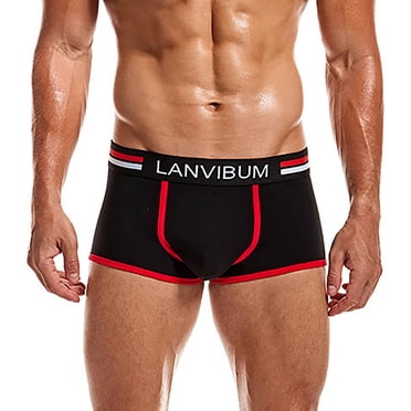 Fridja Men's Fashion Underwear Boxer Shorts Charming Breathable for Sports Performance