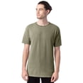 thumbnail image 1 of Hanes Mens Big ComfortWash Garment Dyed Short Sleeve Tee, M, Faded Fatigue, 1 of 2