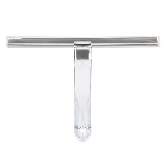 Era Vetro Shower Squeegee, Single Blade, Acrylic with Hanging Hook, 10x7.50in