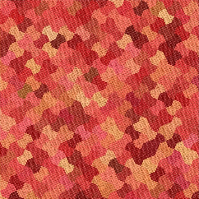 Ahgly Company Tapis d'Intérieur Lavable à la Machine, Carré, Transitionnel, Orange Rouge Orange, Tapis de Zone, 6 Pieds Carré