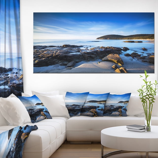 Cala Violina Bay Beach in Maremma - Grande Toile d'Art de Bord de Mer