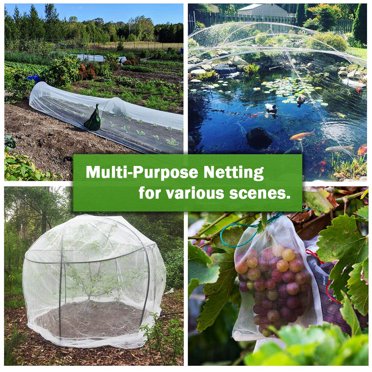 Moustiquaire pour Légumes Anti-Insectes en Nylon pour Jardin, Couverture de Moustiquaire pour Plantes de Jardin, Moustiquaire Réutilisable pour Serre, Moustiquaire pour Plantes
