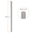 thumbnail image 2 of Unique Bargains 8 Packs 4.4mm x 100mm Haute Vitesse Acier (HSS) Rond Tige Bar DIY Outil de Stock, 2 of 5