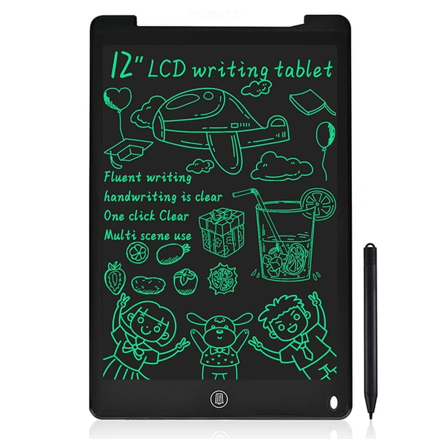 Labymos LCD Writing Tablet 12 Inch Monochrome Screen with Stylus Drawing Writing Taking Notes Leaving