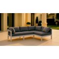 thumbnail image 2 of Meridian Furniture Nizuc Grey Outdoor Patio Modular Sectional, 2 of 12