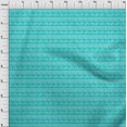 thumbnail image 3 of oneOone Georgette Viscose Fabric Stripe & Paisley Block Printed Fabric 1 Yard 42 Inch Wide, 3 of 4