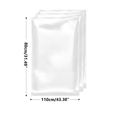 EARKITY Plant Protection Film Cover, Winter Plant Freeze Protection Cover, Waterproof Frost Cloth for Outdoor Plants, Transparent Indoors Outdoors Garden Greenhouse Plant Shrub Frost Cover Bags