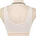 thumbnail image 4 of CHUANK Front Closure Bras for Women  Underwire Padded Plus Size Full Coverage Bras Beige 4XL, 4 of 4