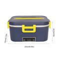 thumbnail image 3 of Danhjin Electric Lunch Boxes Hot Household Stainless Steel Lunch Box 1.8L Display Function Car Insulation Plug In Lunch Box Kitchen Appliances, 3 of 6