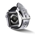 thumbnail image 1 of Bracelet de Montre en Silicone GJZP à Dégagement Rapide, Bracelets Réglables pour Apple IWatch Series SE/1/2/3/4/5/6 pour Femmes - Argent, 1 of 3