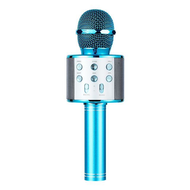 Mistaha ws858 Karaoke Player Wireless Bluetooth Condenser Microphone Speaker Recording Singing Live Microphone 1200mAh Rechargeable