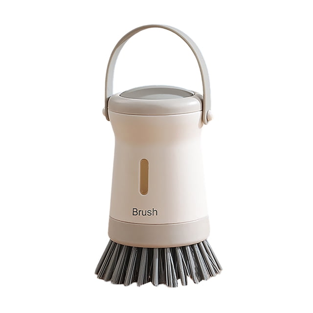 Product Classification Cleaning Brush 2 - Pot Cleaning Brush Dish Scrubber with Soap Dispenser Suspension Storage Design Kitchen Washing Tool for Stoves and Range Hoods