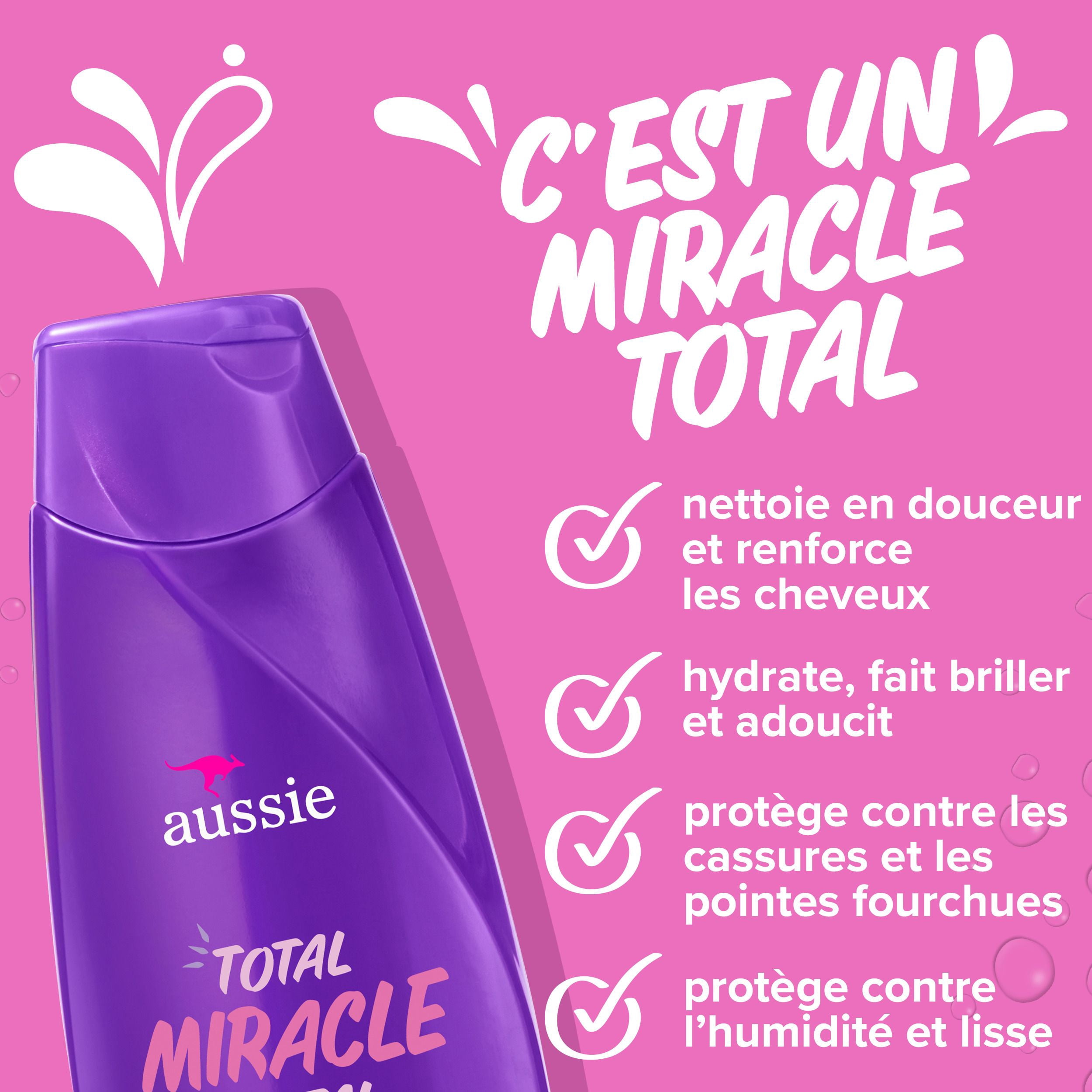 Aussie Total Miracle with Apricot & Macadamia Oil, Paraben Free Shampoo