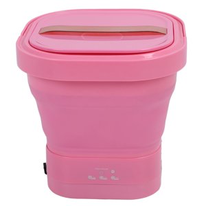 Mini laveuse le seau portable, puissante machine à plier compact, propre & Spin Dry, Blanchisserie légère pour Voyage Camping Appartement, Petit Lave-linge rechargeable
