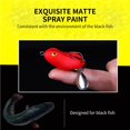 thumbnail image 4 of 6pcs Bionic Frog Lure Bait Set Simulation Fake Bait Soft Bait Double Hook Thunder Frog Black Bait with Tail Rotating Metal Plate for Fishing Lake Outdoor, 4 of 9