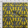 thumbnail image 2 of oneOone Polyester Lycra Fabric Paisley & Floral Ikat Printed Craft Fabric BTY 56 Inch Wide, 2 of 4
