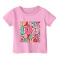 thumbnail image 1 of FhsagQ The 7th Of July Garçon et Fille Mode Décontractée Imprimé Col Rond Ample Manches Courtes T-Shirt Haut Filles Printemps The 7th Of July T-Shirts Taille 6/6X Tout-Petits Filles T-Shirts d'Été 3T Pâques 3-4 Ans, 1 of 4