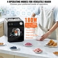 thumbnail image 3 of KFFKFF Vertical Ice Cream Machine with Integrated Compressor, 2 Quart Instant Fruit Yogurt Device, Stainless Steel Electronic Sorbet Creator, 4 Function Gelato Producer with Digital Screen & Timer, 3 of 9