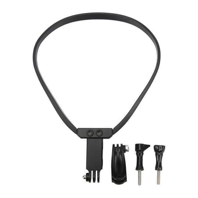 Support de Cou de Caméra, ABS Selfie Collier Fixation de Verrouillage Rétractable Large Compatibilité Libre Vos Mains pour la Diffusion en Direct