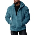 thumbnail image 1 of Pisexur Jackets for Men Pullover Sweater Stand Collar Elastic Solid Color Half Sweater For Men Stand-up Collar Sweater Winter Coats for Men Mens Winter Jacket, 1 of 3