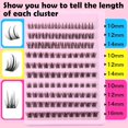 thumbnail image 4 of HSHDLDF Lash Extension Kit Lash Clusters Eyelash Extension Kit 114Pcs Cluster Lashes Bond and Seal Individual Eyelash Clusters Kit Lash Applicator Tool for Self Application at Home, 4 of 7