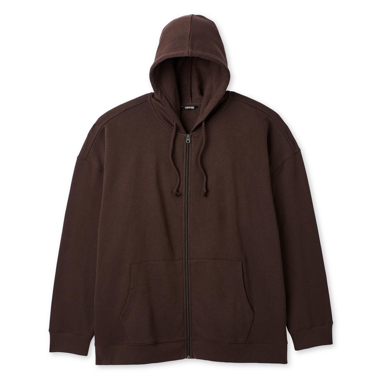 George Big Men's Full Zip Hoodie