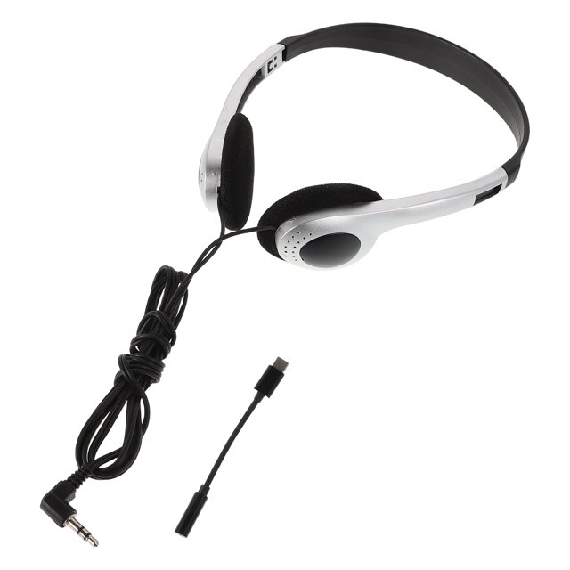SOPOTUTU Back to School USB C Headphones Featuring Retro Style For Tablets With Clear Sound Set
