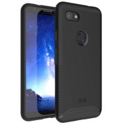Google Pixel 3a Case, TUDIA Dual Layer [MERGE] Extreme Protection Premium Slim Phone Case For Google Pixel 3a (2019) [NOT Compatible with Pixel 3a XL Version] (Matte Black)