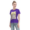 thumbnail image 4 of T-Shirt Basique à Manches Courtes pour Femmes Sailor Moon Édition Q Tsukiha, 4 of 6